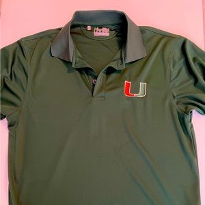 Women’s University of Miami polo shirt